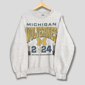 2024 University of Michigan Wolverines National Championship Football Sweatshirt